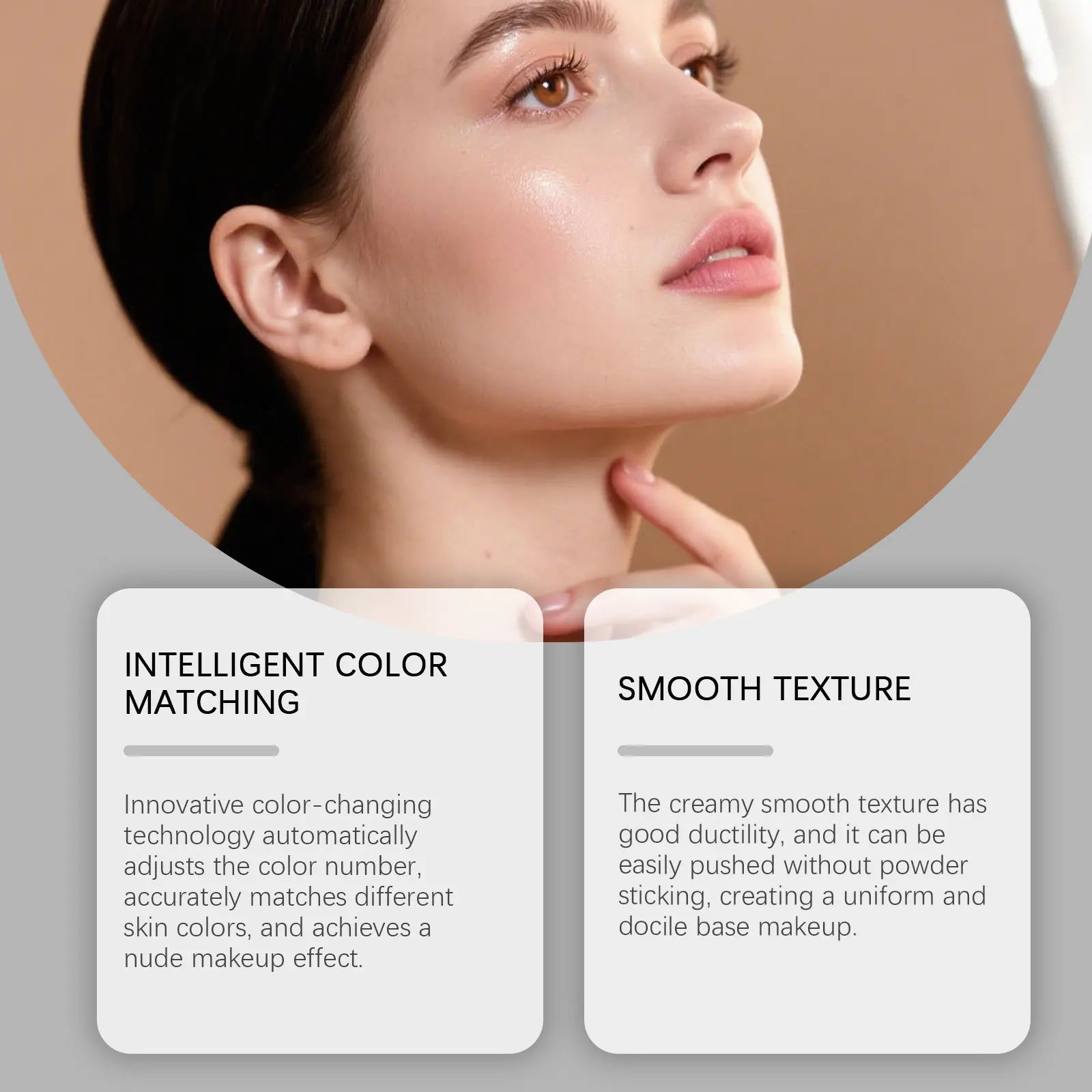 Color Changing Foundation Stick Blemish Cover Concealer Moisturizing Skin Brightening Invisible Pores High Coverage Makeup Base BeautyBond
