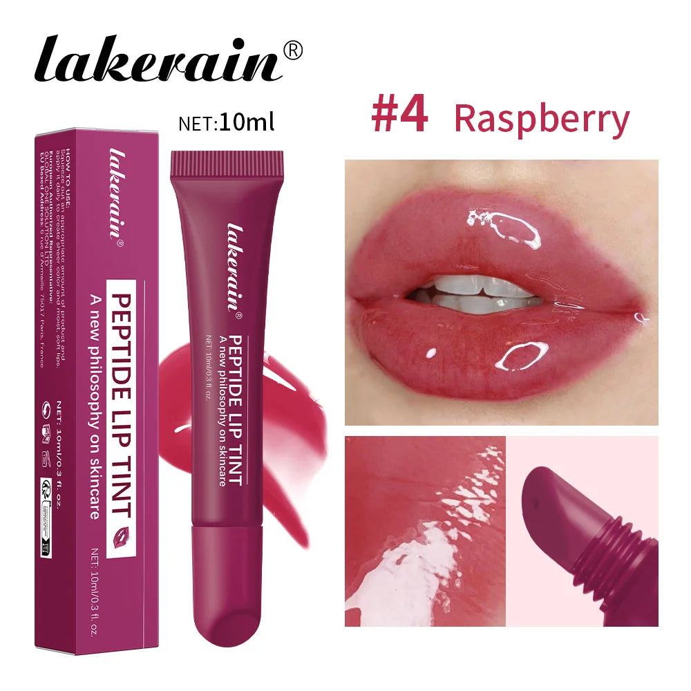 10ml Mirror Lip Glaze Moisturizes Jelly Lip Enrichment Oil Lasting Water Light Glass Lip Oil Remove Line Lip Protection Serum BeautyBond