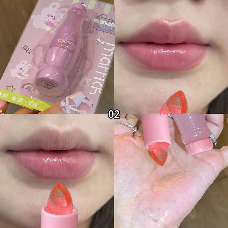 Herorange Lip Balm: Elegant and Moisturizing, Deeply Hydrating, Prevents Chapped Lips, a Must-Have for Autumn and Winter, Improves Lip Lines, Tinted Version, Naturally Enhances Makeup, Perfect for Daily Use and Commuting. BeautyBond