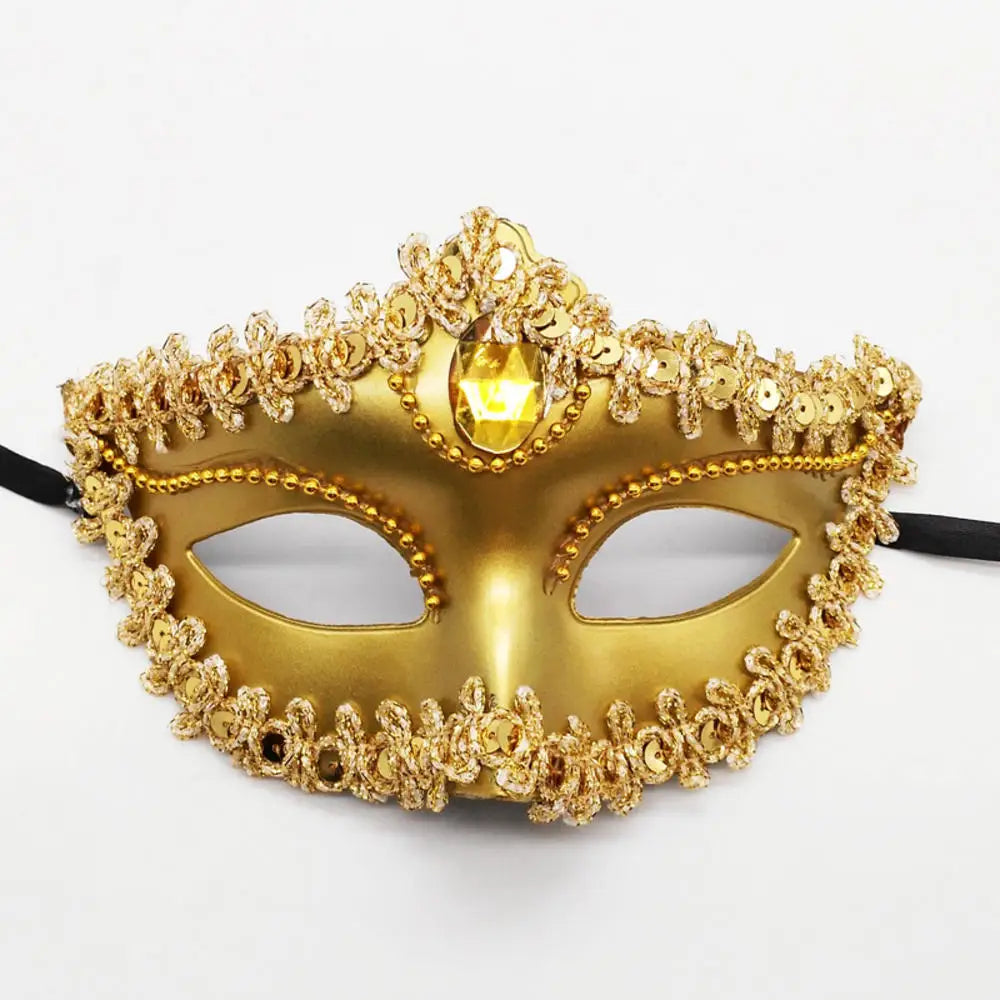 1 Pcs Venetian Masquerade Tiara Eye Mask Sexy Women Mask For Halloween Party Theater Performance Costume Party BeautyBond