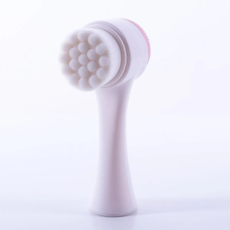 Silicone Face Cleansing Brush Double-Sided Facial Cleanser Blackhead Removal Pore Cleaner Exfoliator Face Scrub Skin Care Tool BeautyBond