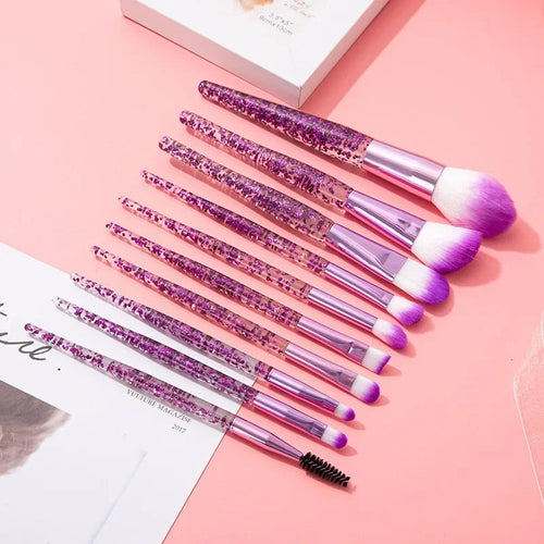 10PCS Makeup Brush Set Professional Super soft detail brush Blush Brush Foundation Concealer Eyeshadow Brush BeautyBond
