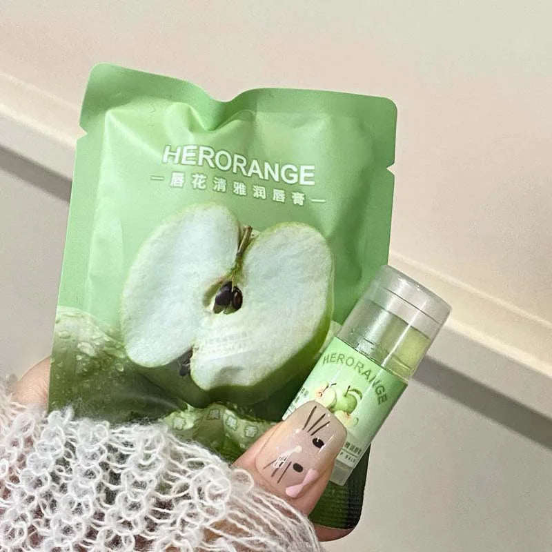 Herorange Lip Balm: Elegant and Moisturizing, Deeply Hydrating, Prevents Chapped Lips, a Must-Have for Autumn and Winter, Improves Lip Lines, Tinted Version, Naturally Enhances Makeup, Perfect for Daily Use and Commuting. BeautyBond