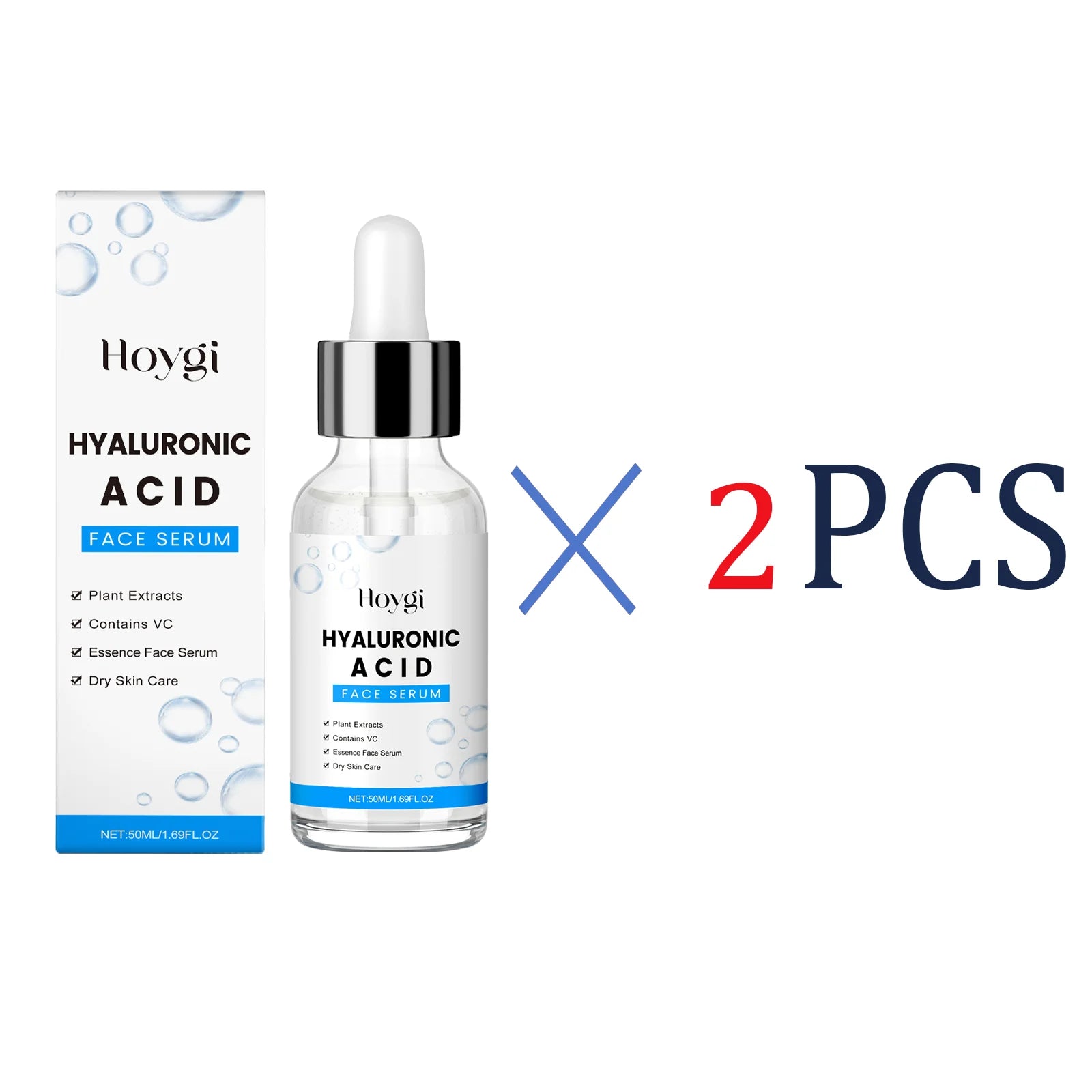 Hyaluronic Acid Serum 50ml Anti Aging Face Serum With Centella Asiatica Deep Hydration For Glowing Skin For Fine Lines Wrinkles BeautyBond