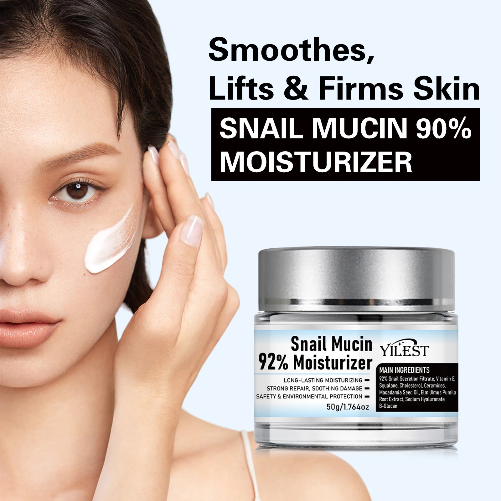 Snail Mucin 92% Moisturizing Advanced Power Essence Fading Lifting Firming Smoothing Nourishin Brightening Strong Repair Care BeautyBond