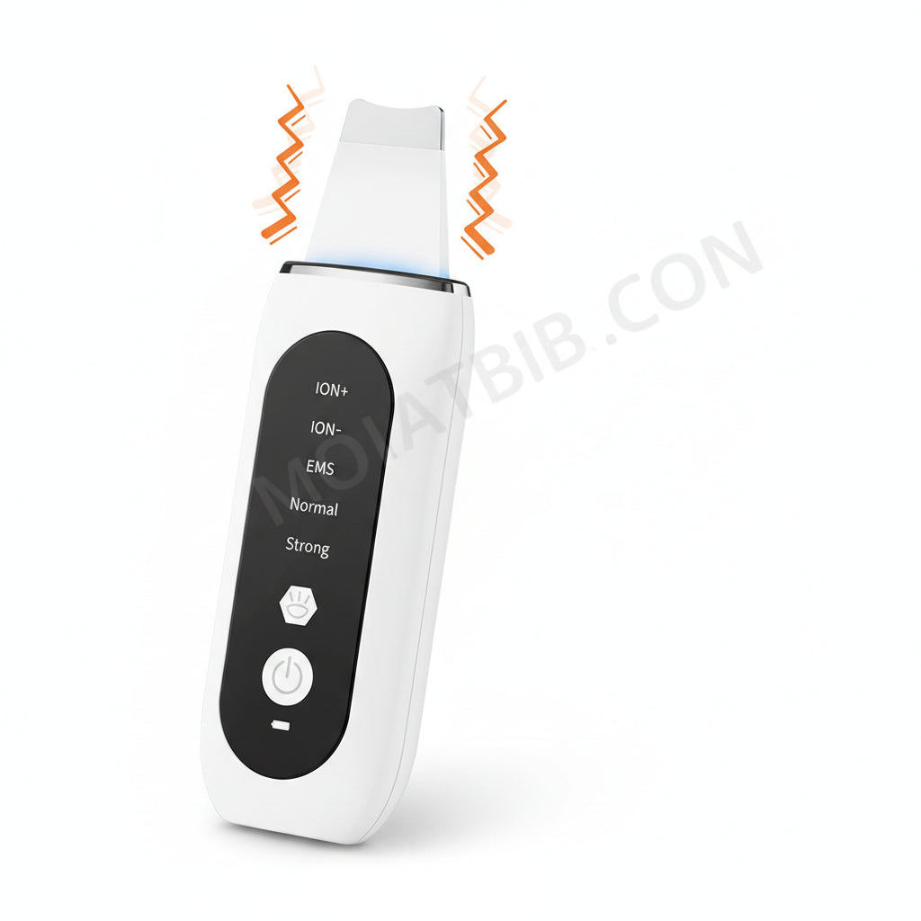 Ultrasonic Skin Rejuvenator – LED Facial Scrubber & Blackhead Remover BeautyBond