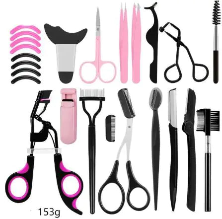 Lash & Brow Styling Kit – Eyelash Curler & Grooming Tools BeautyBond