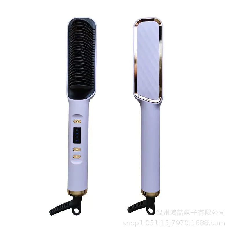 Ionic Hair Styler Brush – Electric Straightening Comb BeautyBond