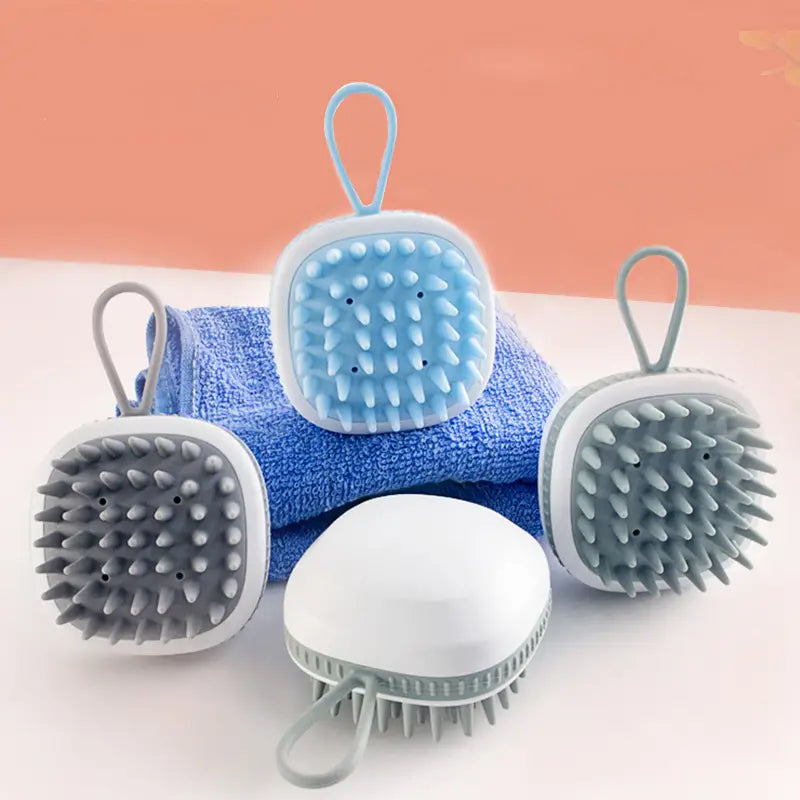 Silicone Scalp Massager – Portable Shampoo Brush BeautyBond
