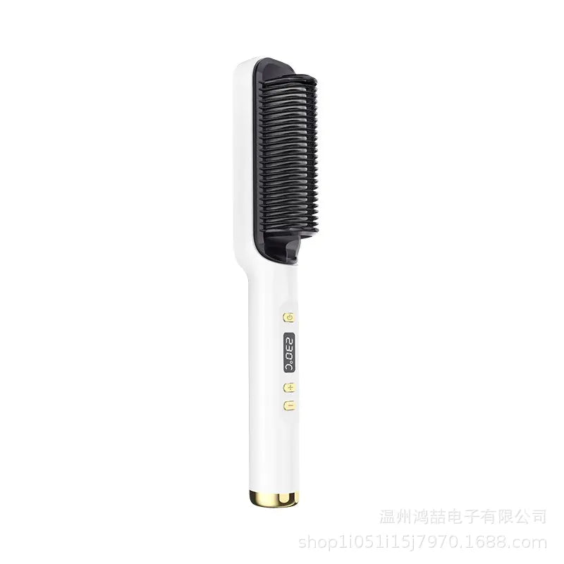 Ionic Hair Styler Brush – Electric Straightening Comb BeautyBond