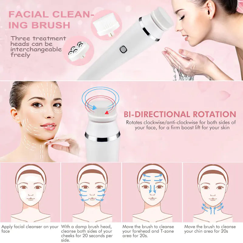 3-in-1 Skincare Cleansing Brush