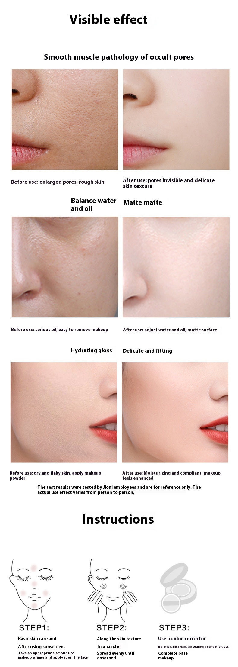 Hole Foundation Gel Pre Makeup Milk BeautyBond