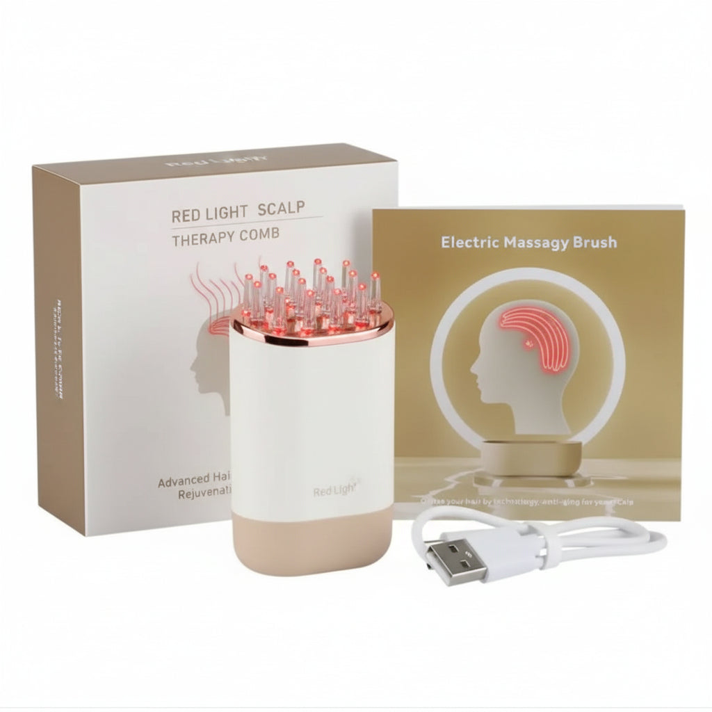 Red Light Scalp Therapy Comb with Spray BeautyBond