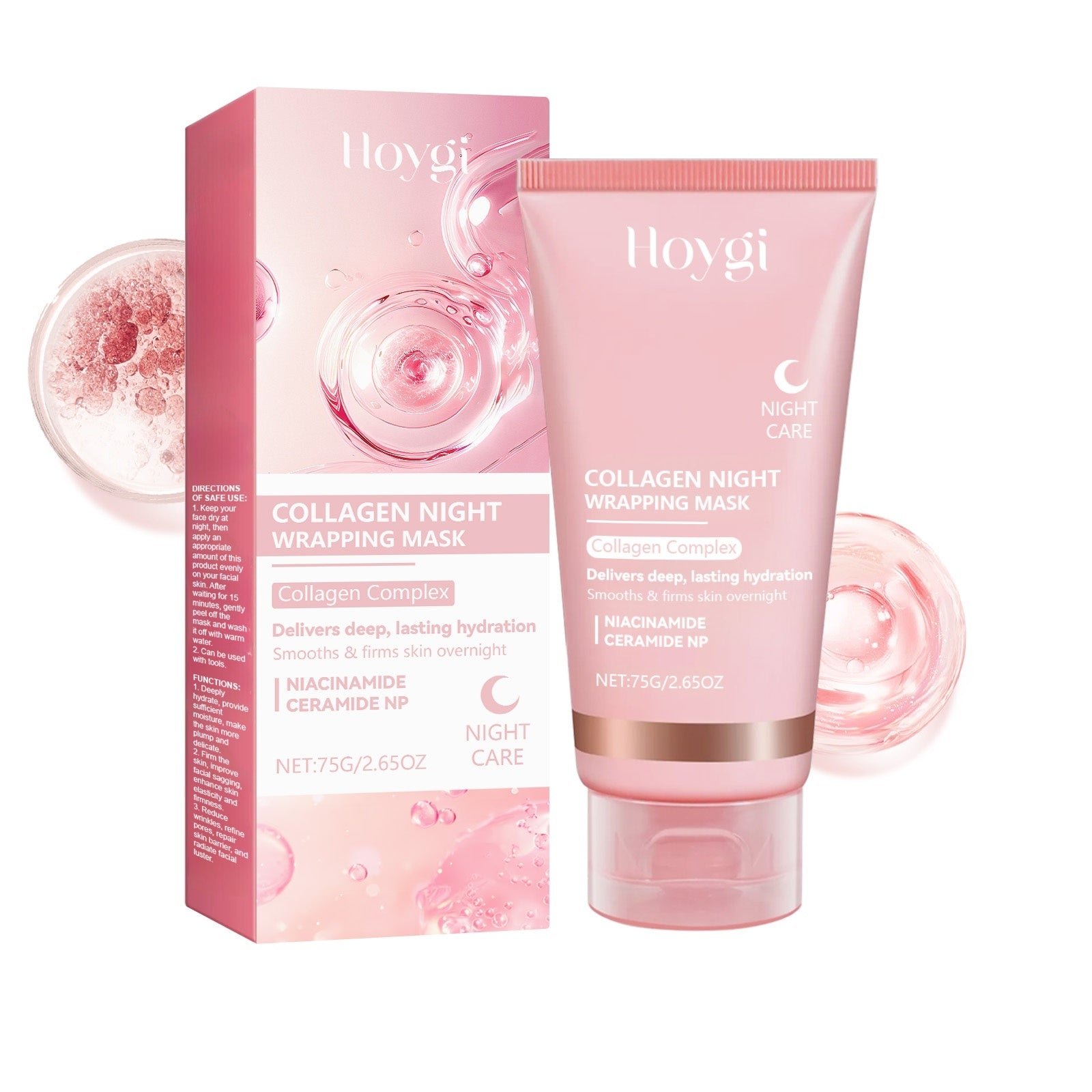 Collagen Light Wrinkle Tearing Facial Mask BeautyBond