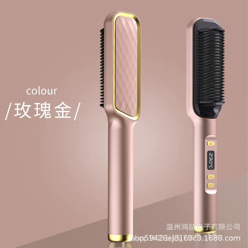 Ionic Hair Styler Brush – Electric Straightening Comb BeautyBond