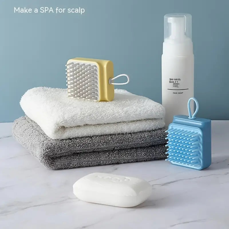 Silicone Scalp Massage Shampoo Brush