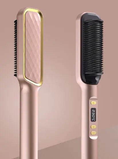 Ionic Hair Styler Brush – Electric Straightening Comb BeautyBond