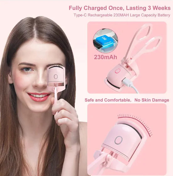 Travel-Friendly Heated Lash Curler