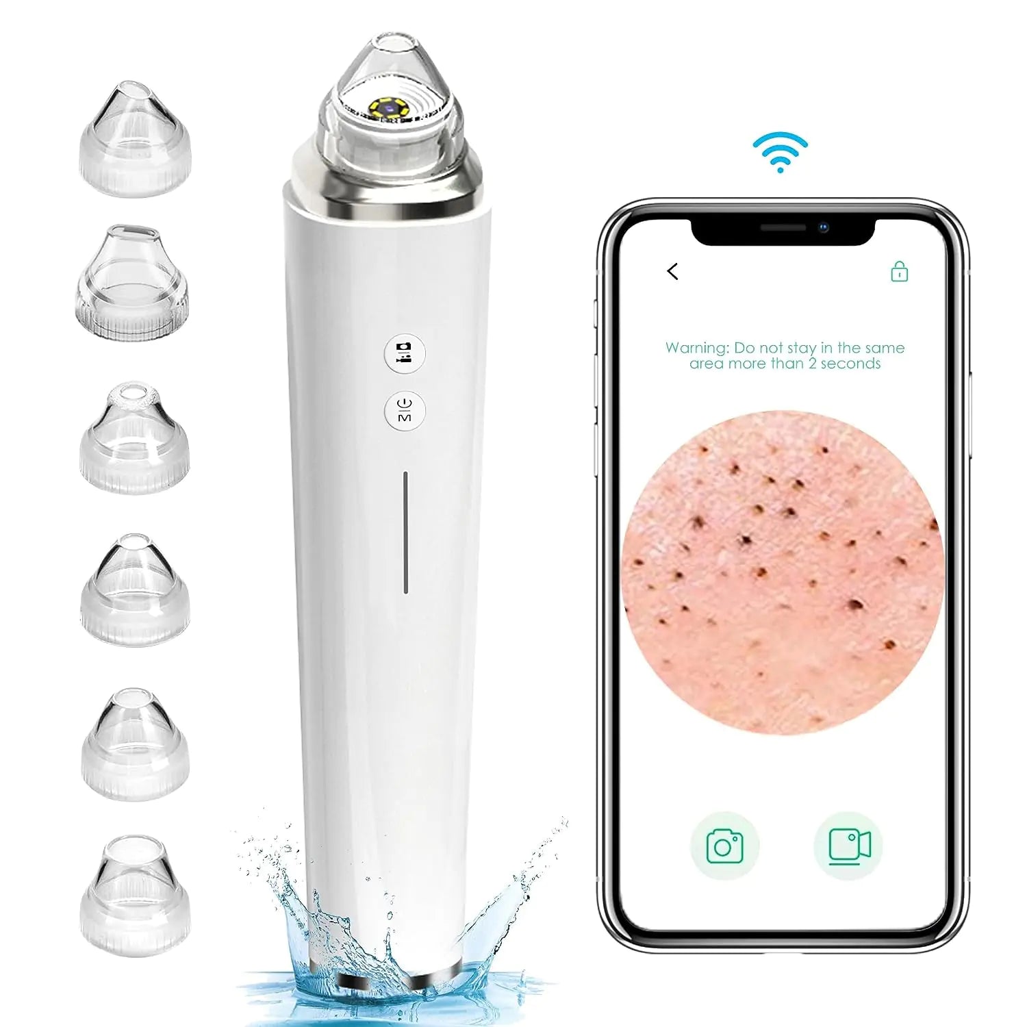 Ultrasonic Blackhead Remover – Electric Skin Scrubber & Pore Cleanser BeautyBond