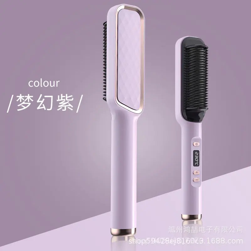Ionic Hair Styler Brush – Electric Straightening Comb BeautyBond