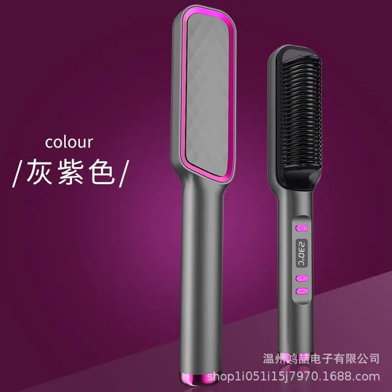 Ionic Hair Styler Brush – Electric Straightening Comb BeautyBond