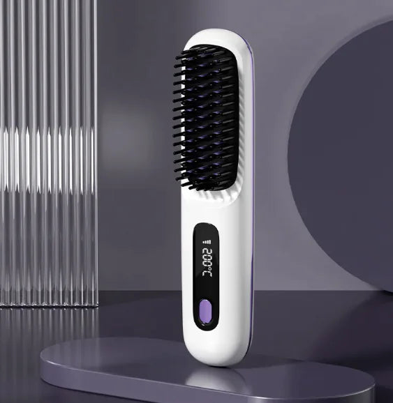 Wireless Hair Straightener Curler – 2-in-1 Portable Styling Tool BeautyBond