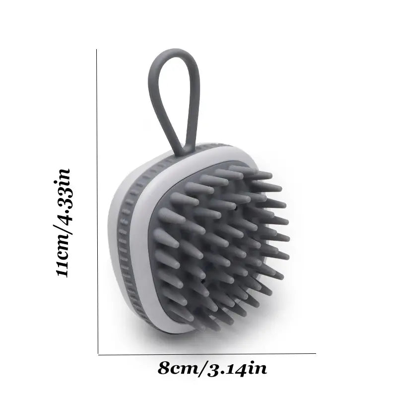 Silicone Scalp Massager – Portable Shampoo Brush BeautyBond
