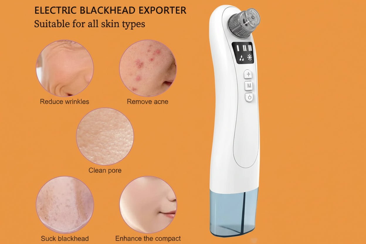 Ultrasonic Blackhead Remover – Skin Scrubber Tool BeautyBond