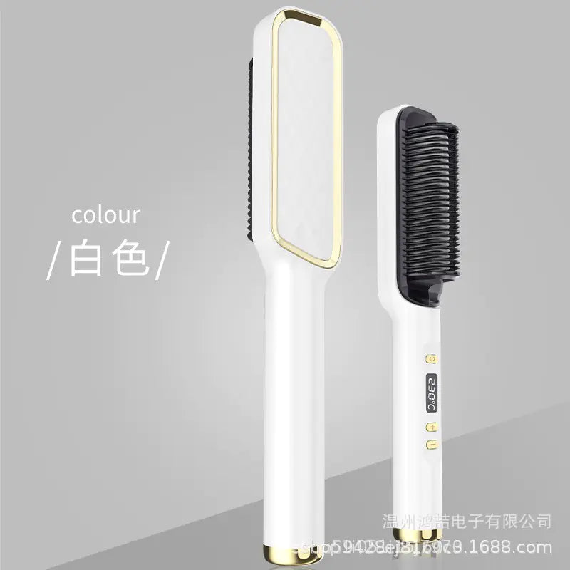 Ionic Hair Styler Brush – Electric Straightening Comb BeautyBond