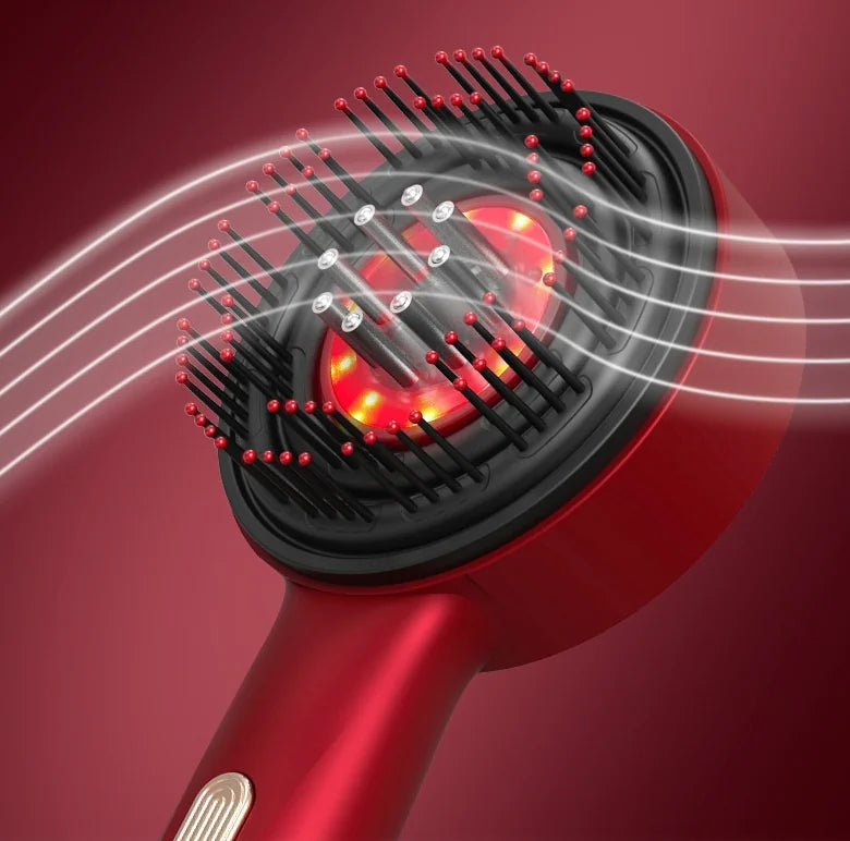 Electric Hair Reviver Comb – Red Light Scalp Massager BeautyBond