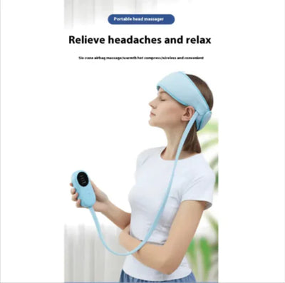 Heated Scalp Kneading Massager – Rechargeable