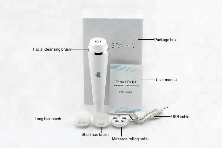 3-in-1 Skincare Cleansing Brush BeautyBond