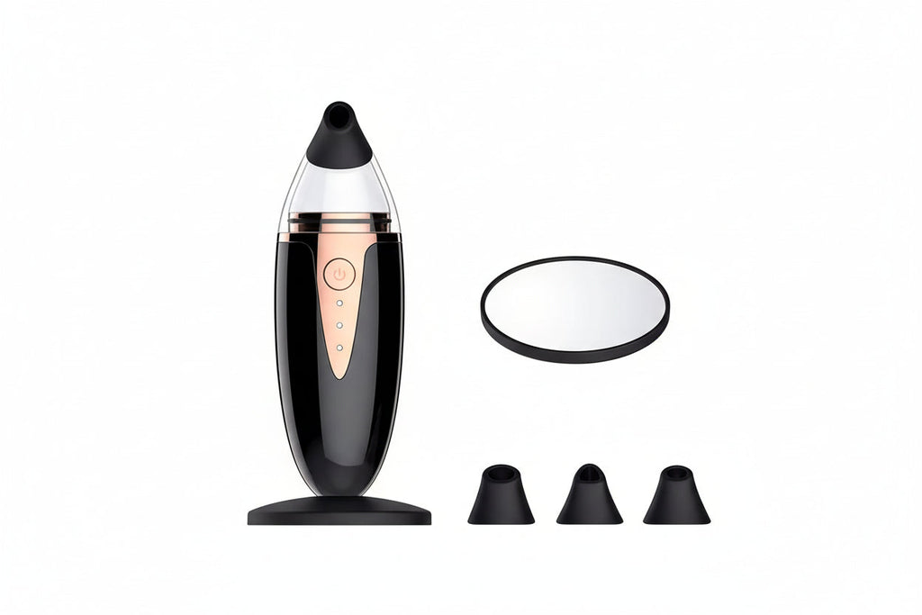 Electric Blackhead Remover – Vacuum Pore Cleanser with Silicone Brush BeautyBond