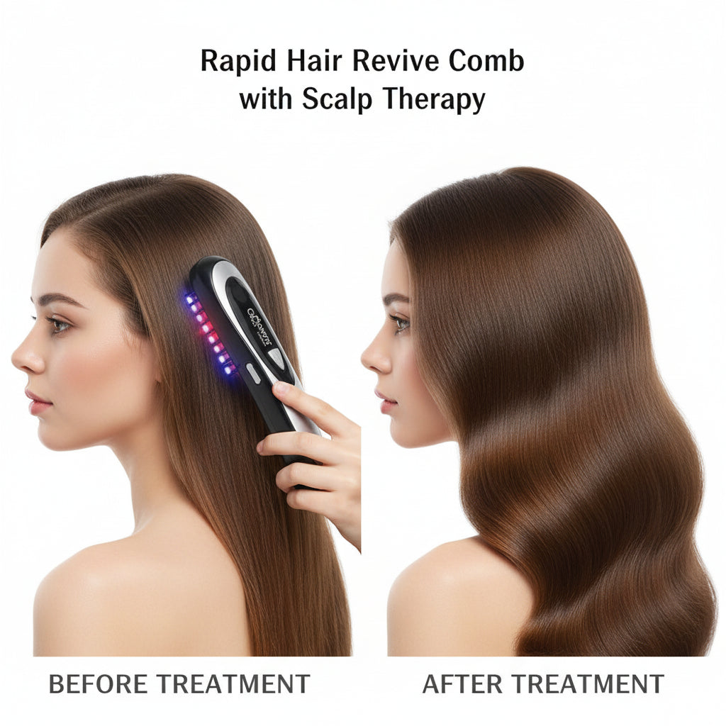 Rapid Hair Revive Comb – Scalp Therapy Tool BeautyBond