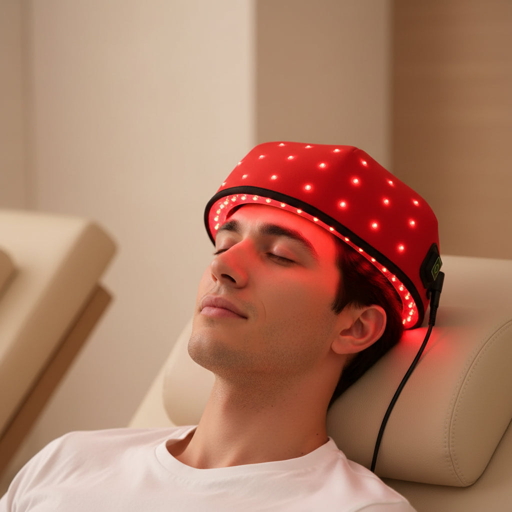Red Light Hair Growth Cap – LED Scalp Therapy Device BeautyBond